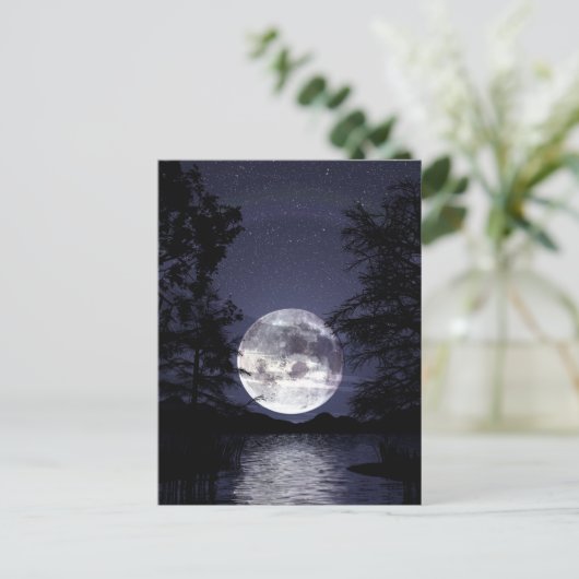 Blue Moon Briefkaart (Staand voorkant)