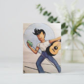 Blue Moon Briefkaart (Staand voorkant)