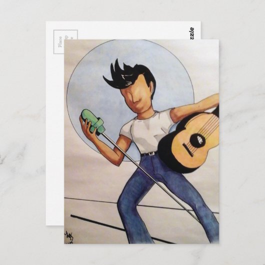 Blue Moon Briefkaart (Voorkant / Achterkant)