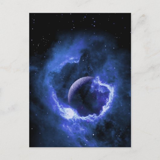 Blue Moon Briefkaart (Voorkant)