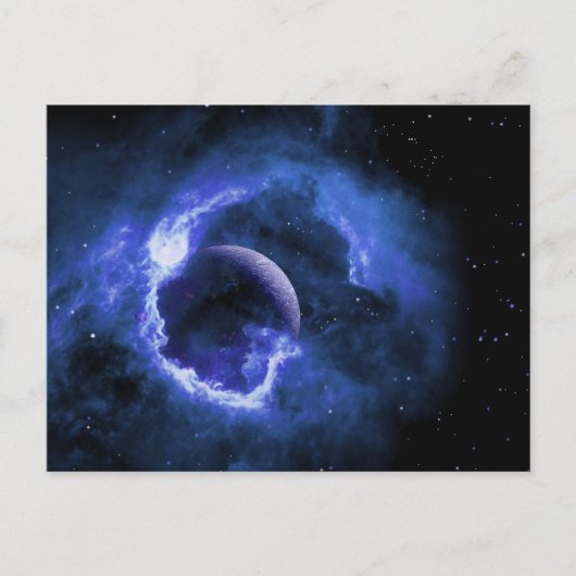 Blue Moon Briefkaart (Voorkant)