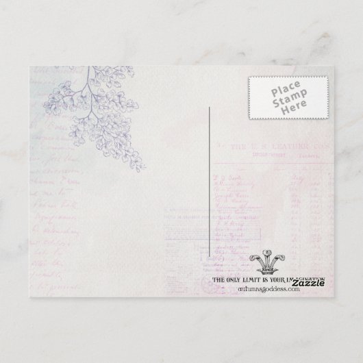 Blue Moon Briefkaart (Achterkant)