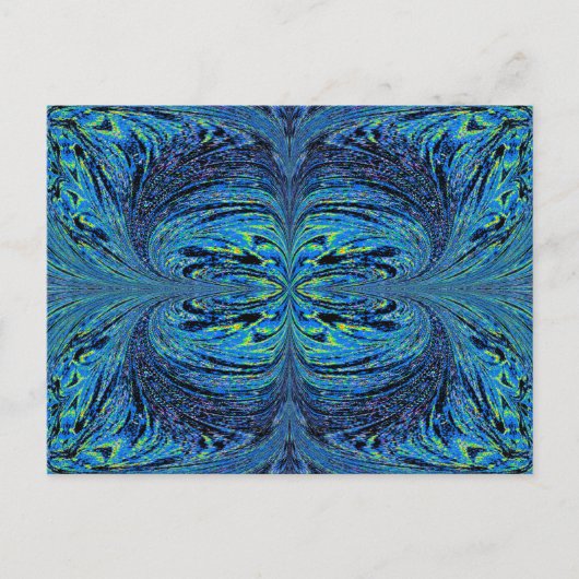 Blue Moon Butterfly Briefkaart (Voorkant)