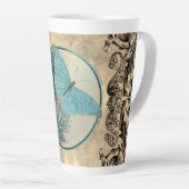 Blue Moon Butterfly Latte Mok (Rechterhoek)