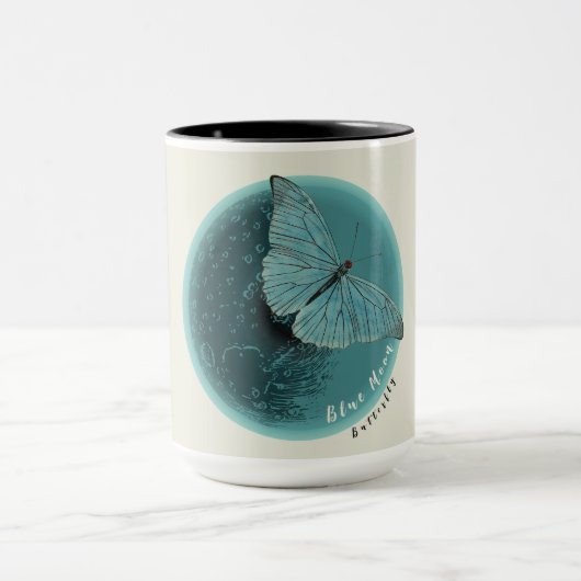 Blue Moon Butterfly Mok (Midden)