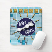 Blue Moon Clock Tower Muismat (Met muis)