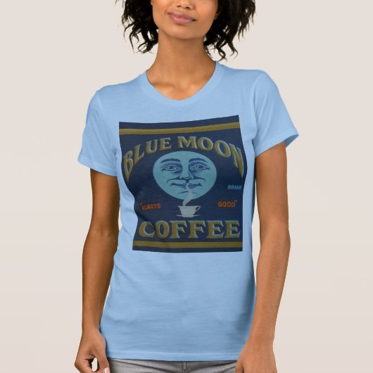 Blue Moon Coffee T-shirt (Voorkant)