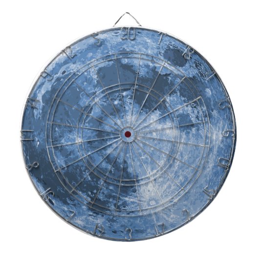 Blue Moon Dartbord (Voorkant)