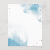 Blue Moon die mijn Baby shower-spel is (Achterkant)