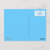 Blue Moon en Striped Stars Briefkaart (Achterkant)