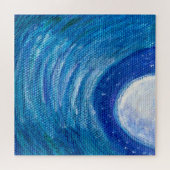 Blue Moon en Waves Puzzle Legpuzzel (Horizontaal)