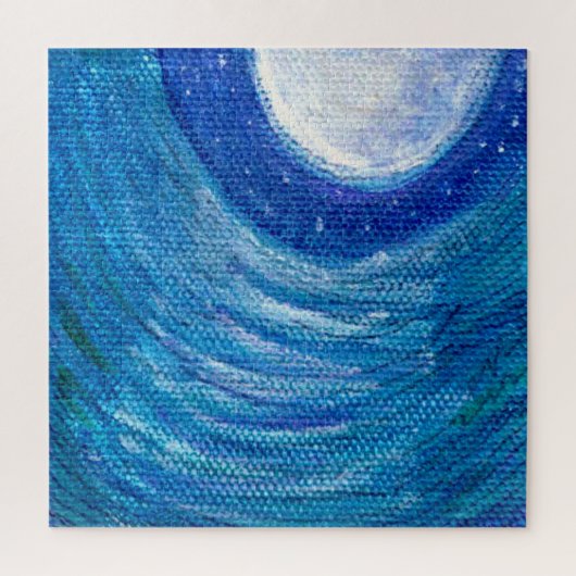 Blue Moon en Waves Puzzle Legpuzzel (Verticaal)