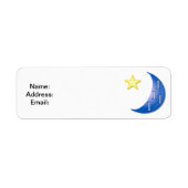 Blue Moon  Etiket (Voorkant)