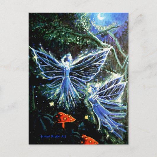Blue Moon Faeries - Briefkaart (Voorkant)