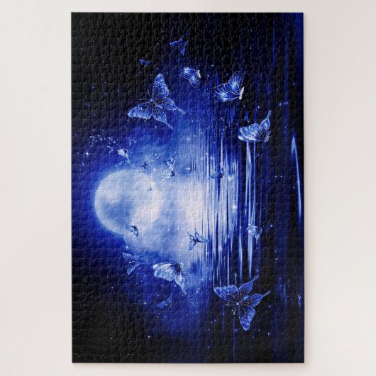 Blue Moon Fantasy Butterflies Legpuzzel (Verticaal)