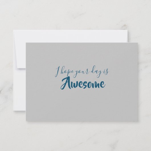 Blue Moon Flat Note-kaart Bedankkaart (Achterkant)