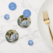 Blue Moon Floral Hydrangea Custom Wedding Confetti (Groep)