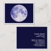 Blue Moon, foto van Mini Visitekaartje (Voorkant / Achterkant)
