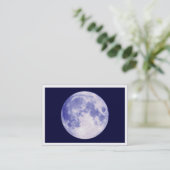 Blue Moon, foto van Mini Visitekaartje (Staand voorkant)
