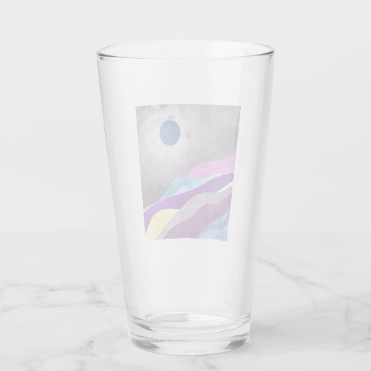 Blue Moon Glas (Achterkant)