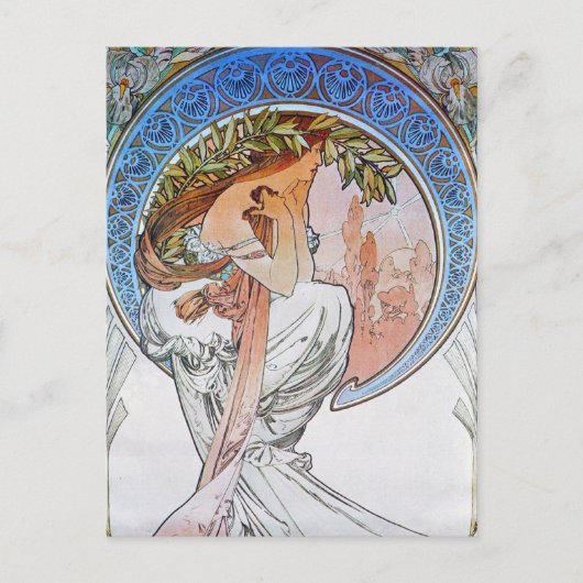  Blue Moon Goddess Briefkaart (Voorkant)