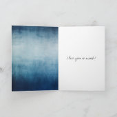 Blue Moon Gold Stars I love you to the moon & back Kaart (Binnen)