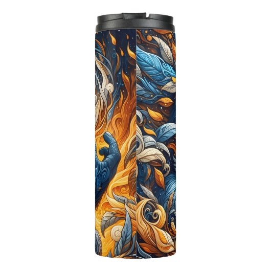 Blue Moon Gorilla Spirit Thermosbeker (Achterkant)