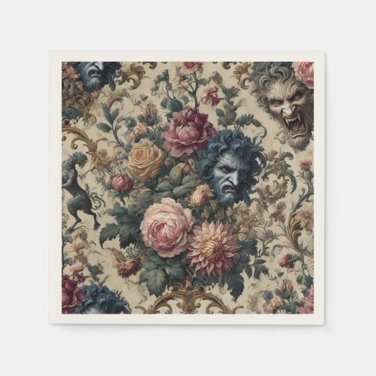 Blue Moon Grimoire – Gothic Victorian Servet (Voorkant)