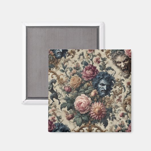 Blue Moon Grimoire - Gotisch Victoriaans Magneet (Voorkant / Achterkant)