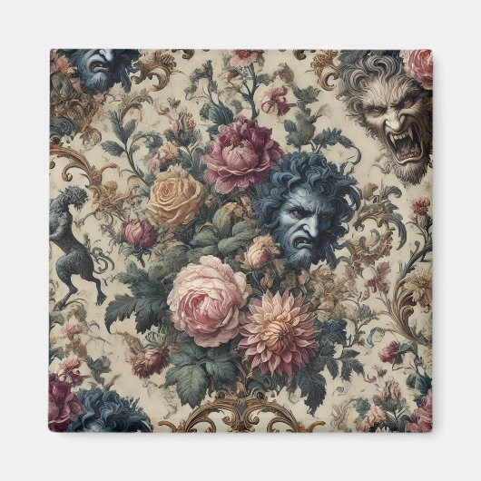 Blue Moon Grimoire - Gotisch Victoriaans Magneet (Voorkant)