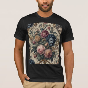 Blue Moon Grimoire – Gotische Draagbare Kunst T-shirt