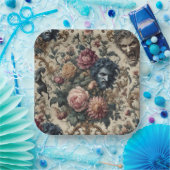 Blue Moon Grimoire – Gotische Victoriaanse stijl Papieren Bordje (Feest)
