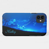 Blue Moon Horizon iPhone 5 Hoesje *Personalize* (Achterkant (horizontaal))