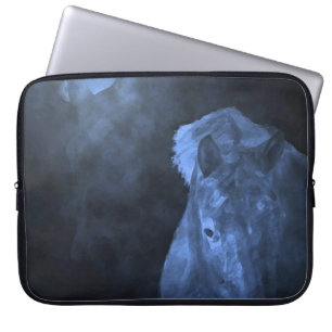 Blue Moon Horses Laptop Sleeve