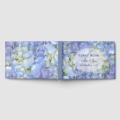 Blue Moon Hydrangea Custom Wedding Guest Book Gastenboek (Volledig)