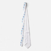 Blue Moon Kanji Stropdas (Achterkant)