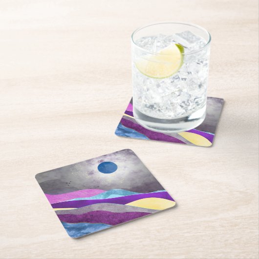 Blue Moon Kartonnen Onderzetters (Insitu)