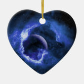 Blue Moon Keramisch Ornament (Voorkant)