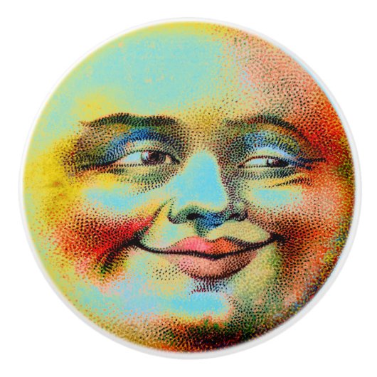 Blue Moon Keramische Knop (Voorkant)