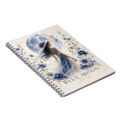 Blue Moon Lady Licht Versie Premium Notitieboek (Rechterzijde)