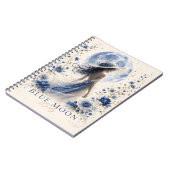 Blue Moon Lady Licht Versie Premium Notitieboek (Linkerzijde)