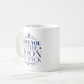 Blue Moon Love Life Quote Koffiemok (Voorkant links)