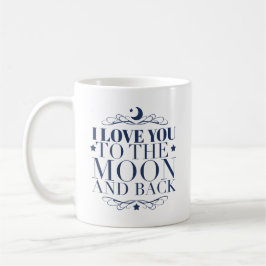 Blue Moon Love Life Quote Koffiemok