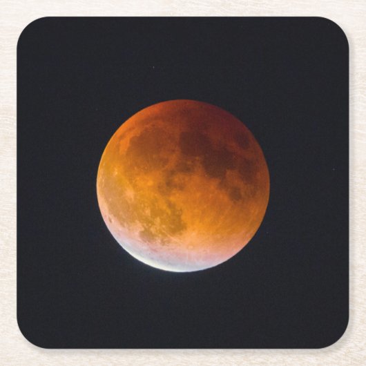 Blue Moon Lunar Eclipse | Washington State Kartonnen Onderzetters (Voorkant)