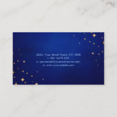 Blue Moon Magic - Oracle Kaarten, Ball en Kristall Visitekaartje (Achterkant)