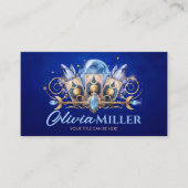 Blue Moon Magic - Oracle Kaarten, Ball en Kristall Visitekaartje (Voorkant)