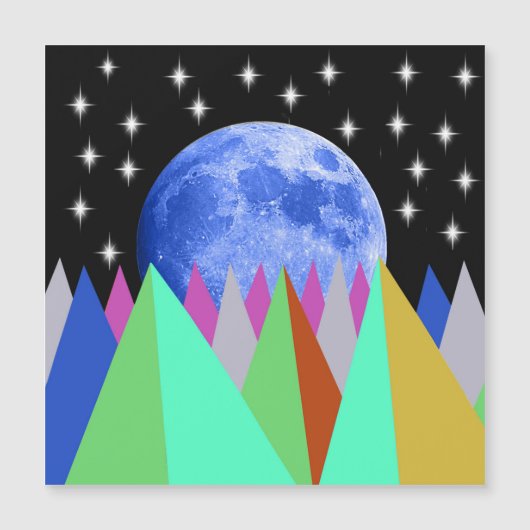 Blue Moon Magnetic Kaart (Voorkant)