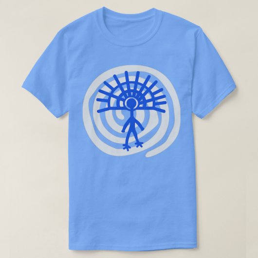 Blue Moon-Man T-shirt (Design voorkant)