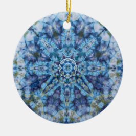 Blue Moon Mandala Keramisch Ornament