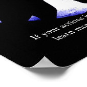 Blue Moon Motivatie Leadership Wolf Poster (Hoek)